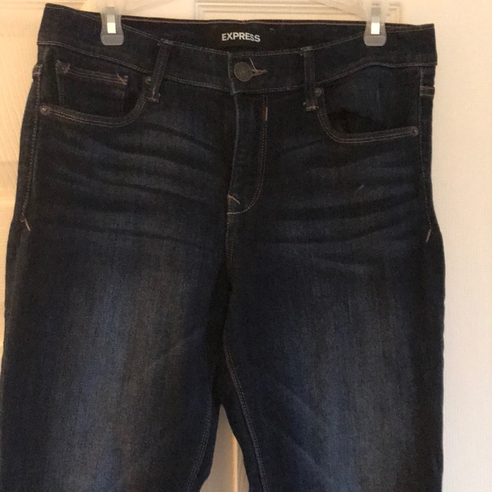 Classic blue skinny stretch jeans